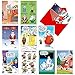NobleWorks Variety Pack of 10 Funny Christmas Greeting Cards with Envelopes, Cartoon, Humor Holiday Assortment for Men and Women - Morning After Christmas A1251