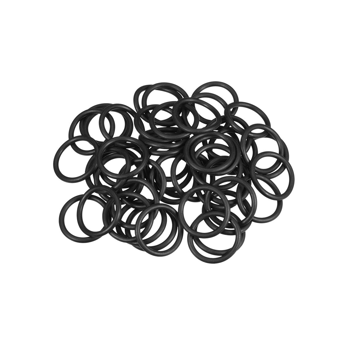 sourcingmap Nitrile Rubber O-Rings 27mm OD 20.8mm ID 3.1mm Width, Metric Sealing Gasket, Pack of 50