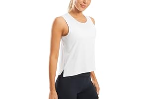 Ice Silk Workout Tops Sleeveless Athletic Tank Loose Fit UPF 50+ | Lightweight, Breathable, Not See-Through, Premium Drape Do