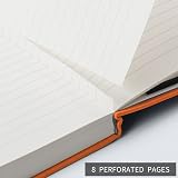 Rettacy Notebook A5 Lined Hardback 2 Pack 376 Pages 100gsm 8 Perforated Sheets view 4