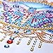 vanpower 5D DIY Special Shaped Diamond Painting Kits, Fantasy Butterfly Cross Stitch Embroidery Rhinestones Mosaic Kits Home Wall Decor