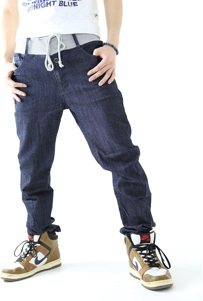 Amazon クラシカルエルフ Classical Elf ウエストリブ サルエル デニムパンツ メンズ 大きい サイズ Cl704 アウトレット Xxs ジーンズ 通販