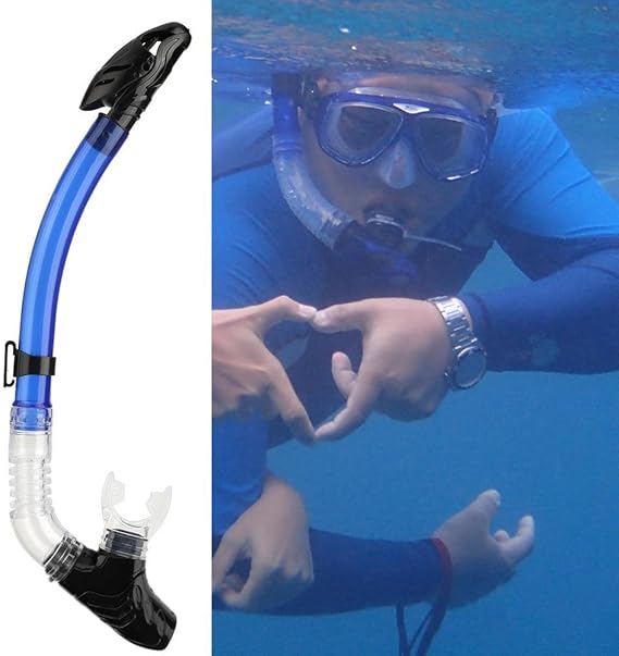 Breathe Snorkel, Swimming Snorkel, Durable Full Dry Free Diving for
