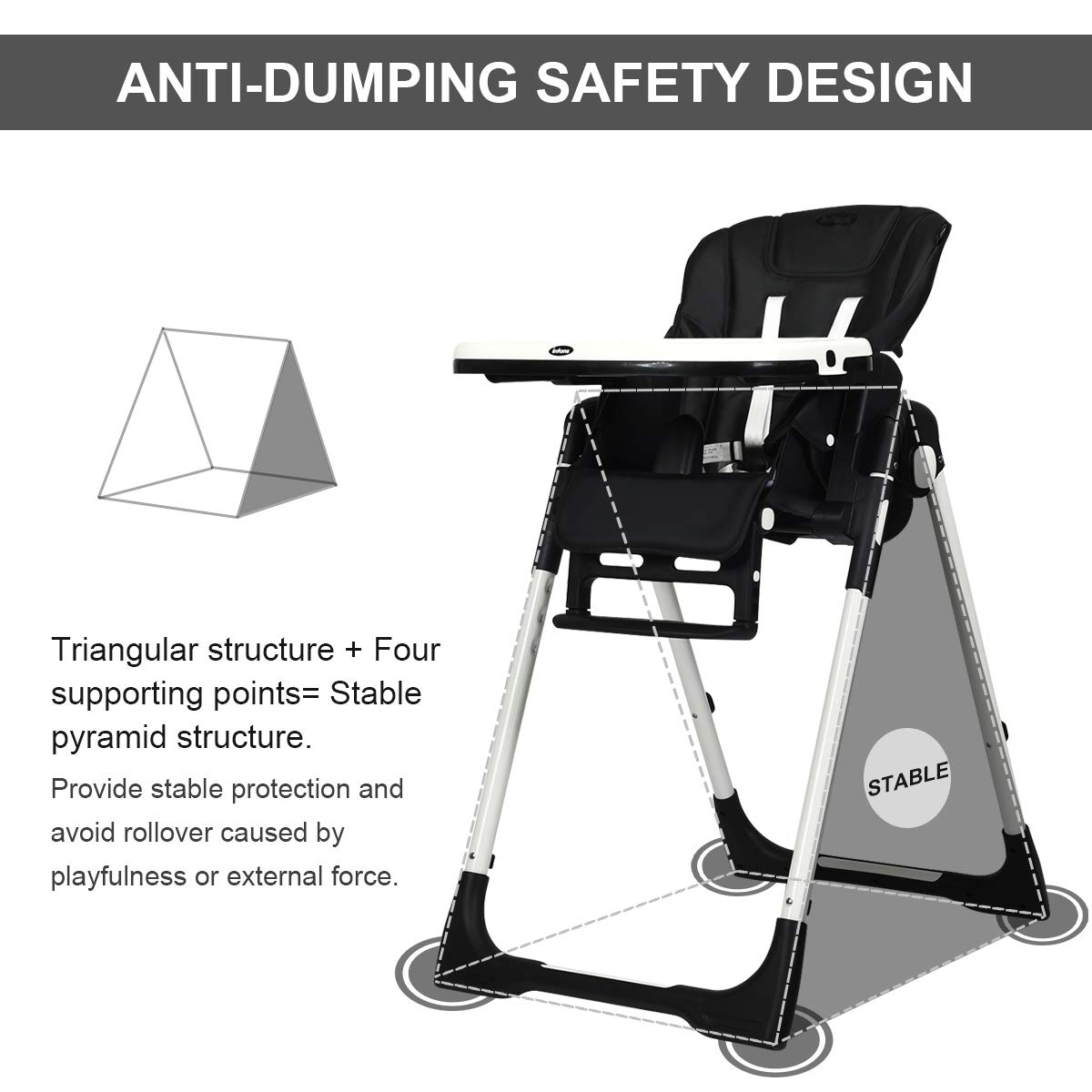 high chair with detachable seat
