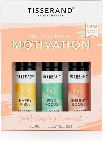 Tisserand Little Box of Motivation 3x10ml Pure Essential Oils Set