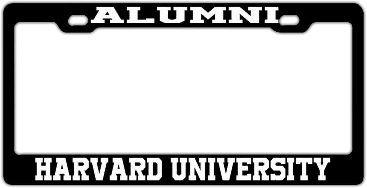 Alumni Harvard University Black License Plate Frame Car Tag