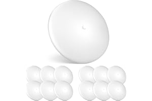 PARMIDA LED TECHNOLOGIES PARMIDA (12 Pack) LED RV Dome Ceiling Lights 5CCT, On/Off Switch, Dimmable, Surface Mount Interior Puck Light, Slim Motorhome, Trailer, Camper Lighting, 5W, 27/3/35/4/5/6K, Damp Location, 4.5 Inch