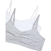 Maidenform Girls Modal Blend Ruched Front Two Layer Bralette 2 Pack