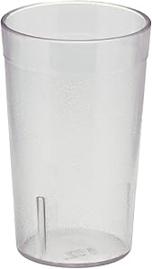 Winco Pebbled Tumblers, 5-Ounce, Clear