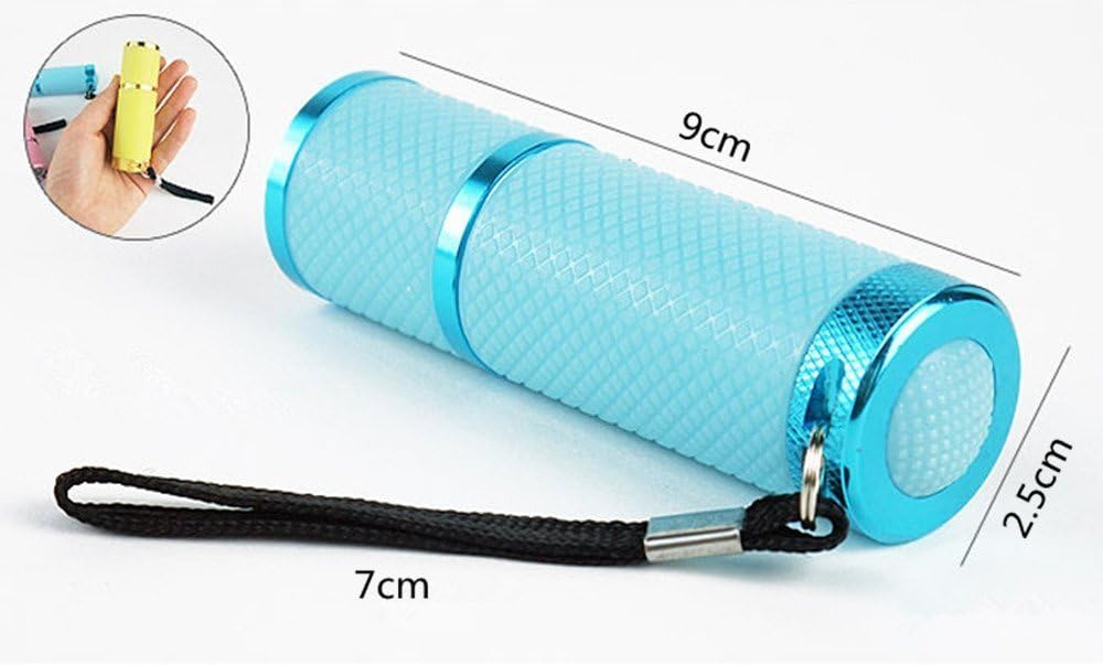 Adecco LLC 9 LED Glow in Dark Flashlights, 4 Pack Rubber Coated Flashlights with Straps, Portable Handy Lights for Camping, Hiking, Indoor, Assorted Colors - - 