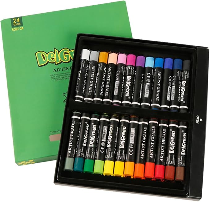 DelGreen Artist Grade Nontoxic Washable Smooth Soft