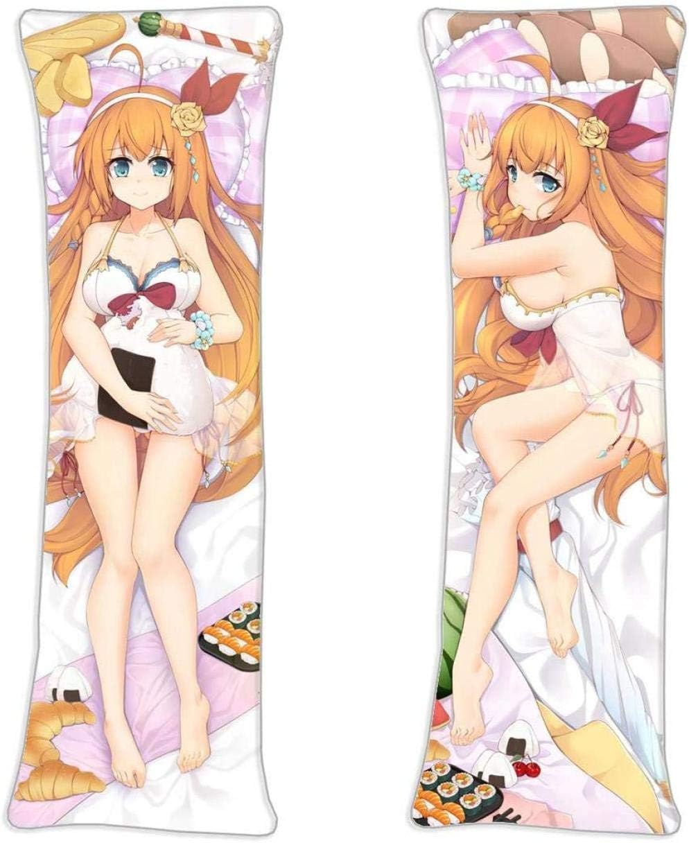 Amazon Co Jp Yooped プリンセスコネクト ユースティアナ フォン アストライア 枕カバー ピーチスキン ボディだきまくら 両面プリント キャラグッズ アニメ 気持ちいい等身大抱き枕 150 X 50cm ホビー
