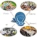Dinnerware Plates and Bowls Set - Yinshine 12pcs Outdoor Camping Dinner Dishes Set, Service for 4