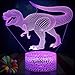 LLAMEVOL Dinosaur Kids Night Lights T Rex Christmas Gift Birthday Dino Toys 3D Illusion Lamp Boy Girl 7 Color