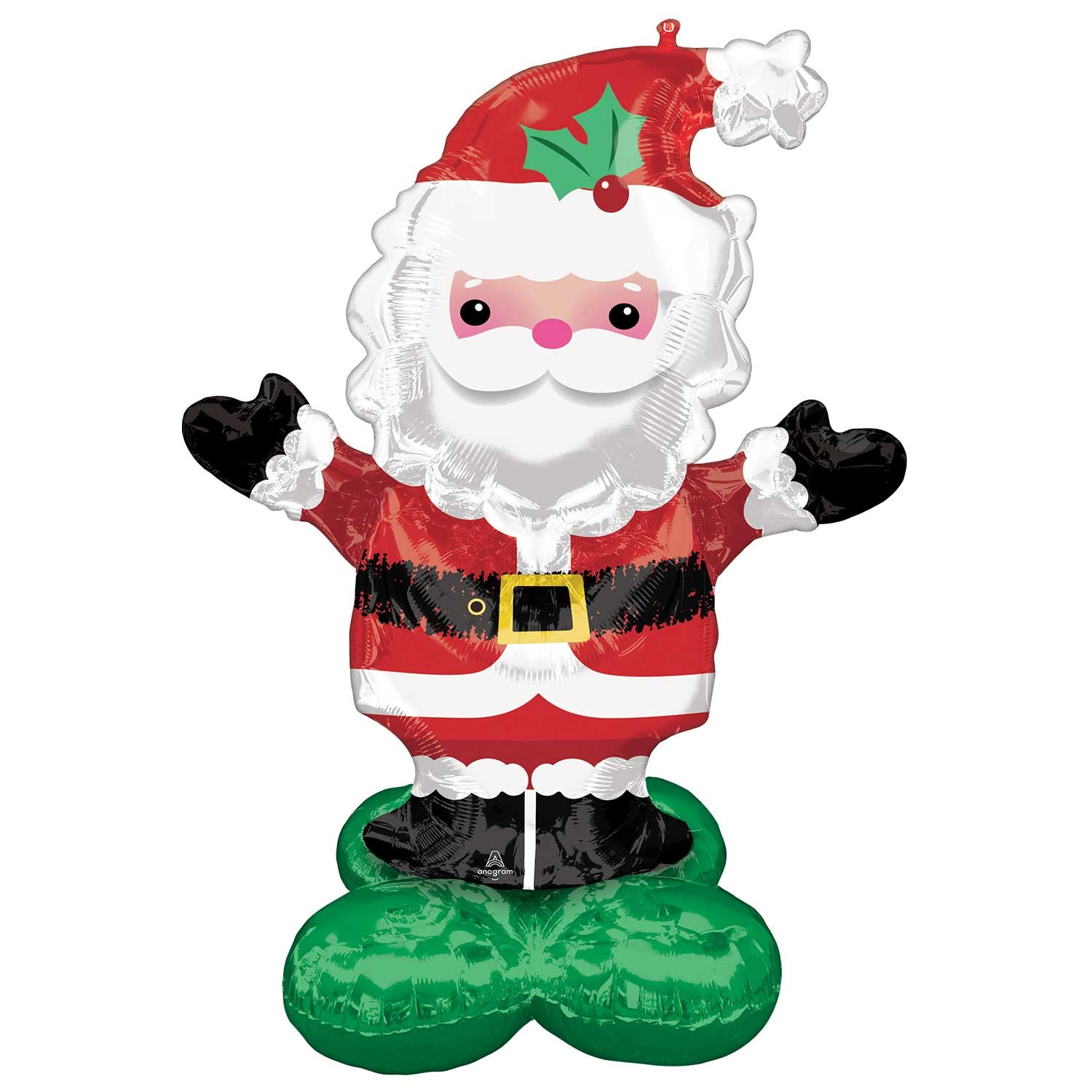 amscan 4295211 - Airloonz: Christmas Santa Foil Balloon P70 (40"/101Cmx 53"/134Cm)