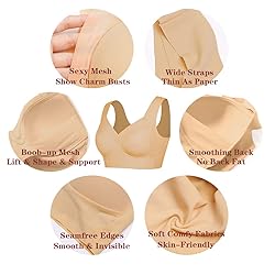 WOWENY Womens Seamless Pullover Bras Comort