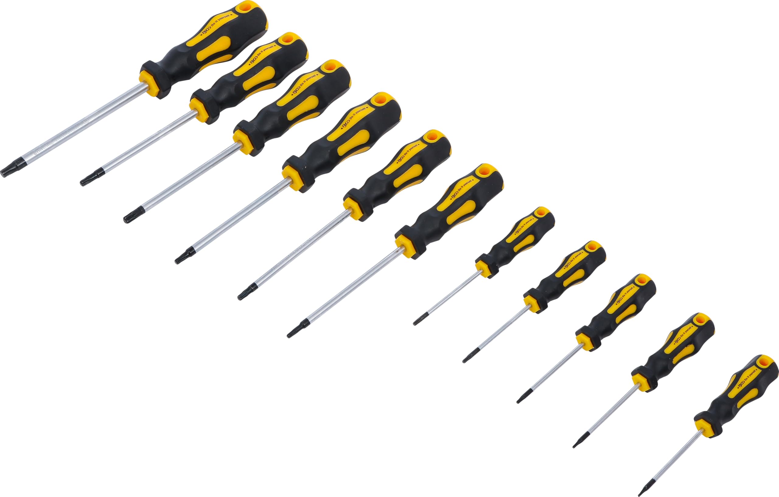 BGS Diy 7844 | Screwdriver Set | T-Star (for Torx) T6 - T40 | 11 pcs.