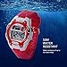 HIwatch Tuddler Watch for Girl LED Digital Water-resistant Sport Wrist Watch for Kid