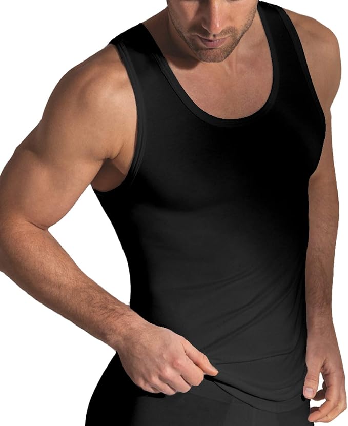 Cito 3er Pack Micro Modal 95 5 Herren Unterhemd Sport Shirt Grosse 5 9 In Schwarz Und Weiss Absolut Weich Pflegeleicht Auch Fur Den Sport Geeignet Amazon De Bekleidung