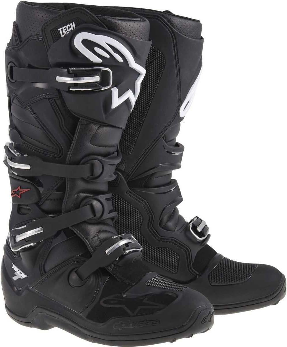 Alpinestars Tech 7 Men's Motocross Motorcycle Boots - Black/Size 11: Shoes