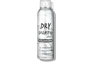 CAHIUYOA Dry Shampoo Spray Volumizing Dry Shampoo for Women & Men,Natural and Refresh Powder Spray Shampoo with Rice Starch &