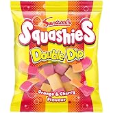 Swizzels Squashies Double Dip Orange &amp; Cherry Flavour 120g