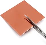 QWORK 2 Pack Copper Sheet 100 x 100 x 1 mm Pure Copper Plate 99.9% view 4