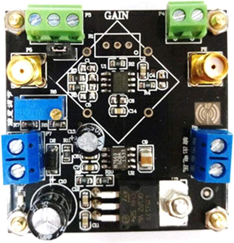 Instrument Amplifier AD623 Amplifier Module Adjustable Single Ended Differential Microvolt Signal DIY Amplifier Black