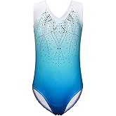 BAOHULU Girls Gymnastics Leotards One-piece 3-14 Years Active Dance Practice Outfit