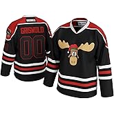 Griswold Moose Clark #00 Hockey Jersey – X-Mas Vacation Stitched Letters & Numbers, Fan Apparel, Breathable Polyester, S-5XL