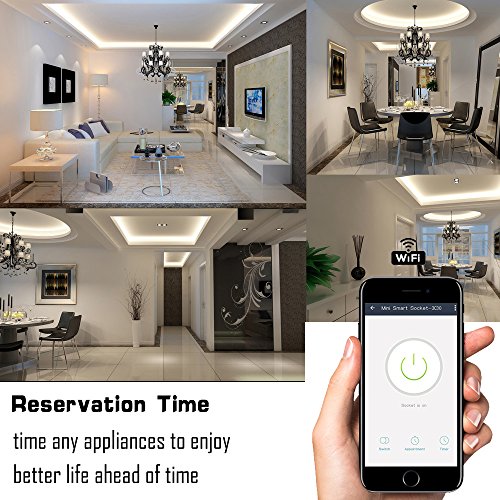 Wifi Smart Plug Mini Smart Outlet Work with Amazon Alexa & Google Home (2 packs) - Thumbnail 4