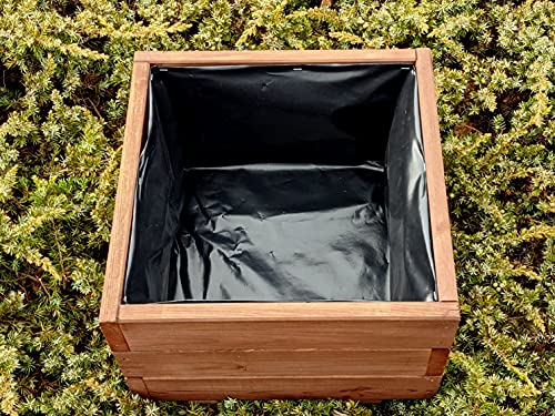 FKL DESIGN Home Deco Pflanzkasten aus Holz Pflanzkübel für GartenTerrasse Holzkasten Holzkübel Imprägniert D26… – Bild 5