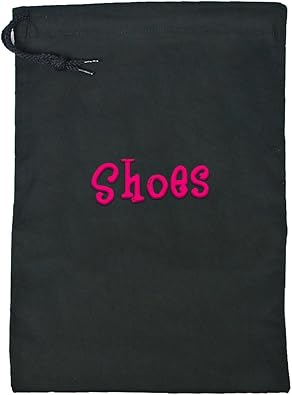 monogrammed shoe bags