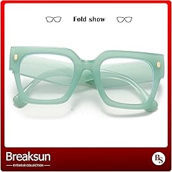 Breaksun Fashion Oversized Blue Light Blocking