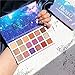 Shouhengda Eyeshadow Palette, 8 Matte + 10 Shimmer Pigmented Eyeshadow Velvet Texture Blendable Long Lasting Starry Sky Makeup Palette