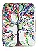 CoolBELL 12.9 Inch iPad Pro Sleeve Case Surface Pro 4 Cover with Colorful Life Tree Pattern Fabric Sleeve Canvas Bag Exclusive for iPad Pro/Surface Pro 4/12'' New MacBook/Women/Men