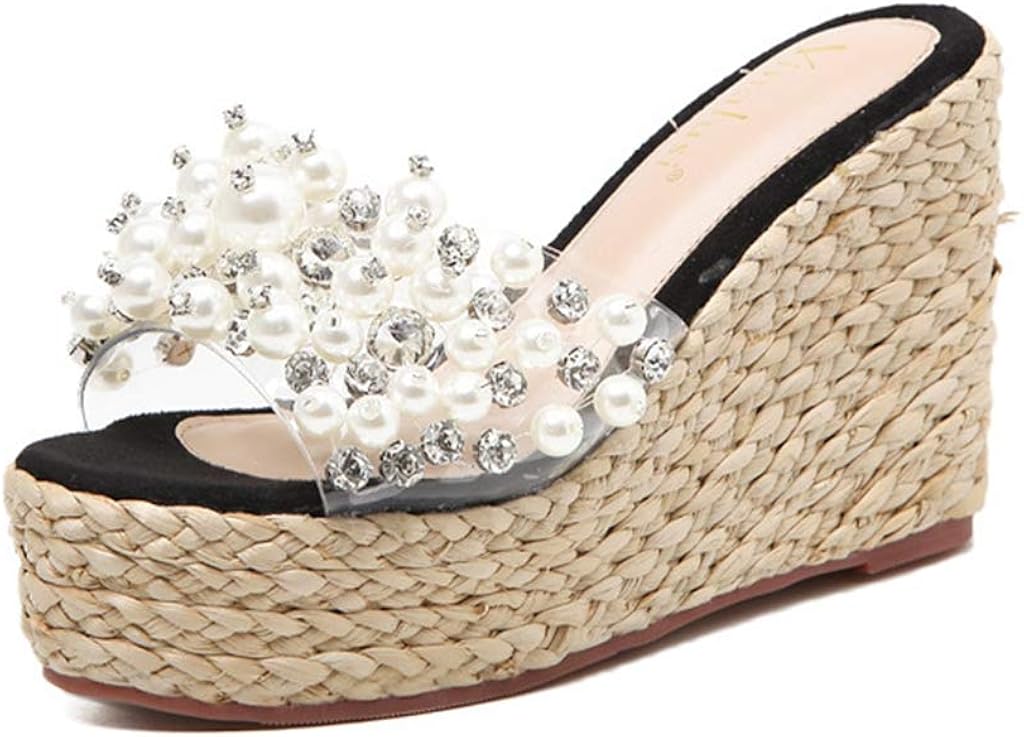 espadrille wedge slide