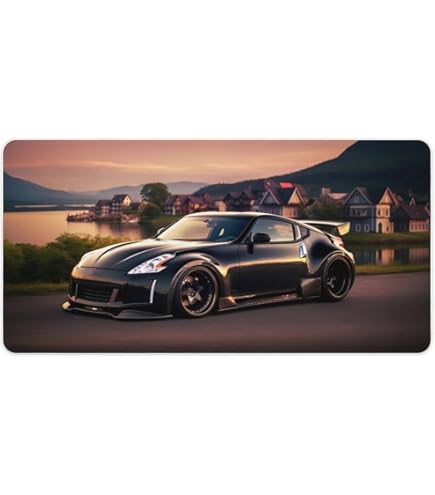 CLiqr Large Mouse Pad Japanese JDM Car R34 Purple Sea Cool Desk Mat Computer Accessories Gaming Office Organizers Supplies Decor Essentials Keyboard Pads For Desk Rubber 30x60cm - View #10