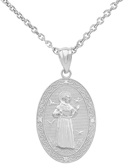 Saint Collection Argent 925 Argent Sterling Forme Ronde Blanc Zircone cubique