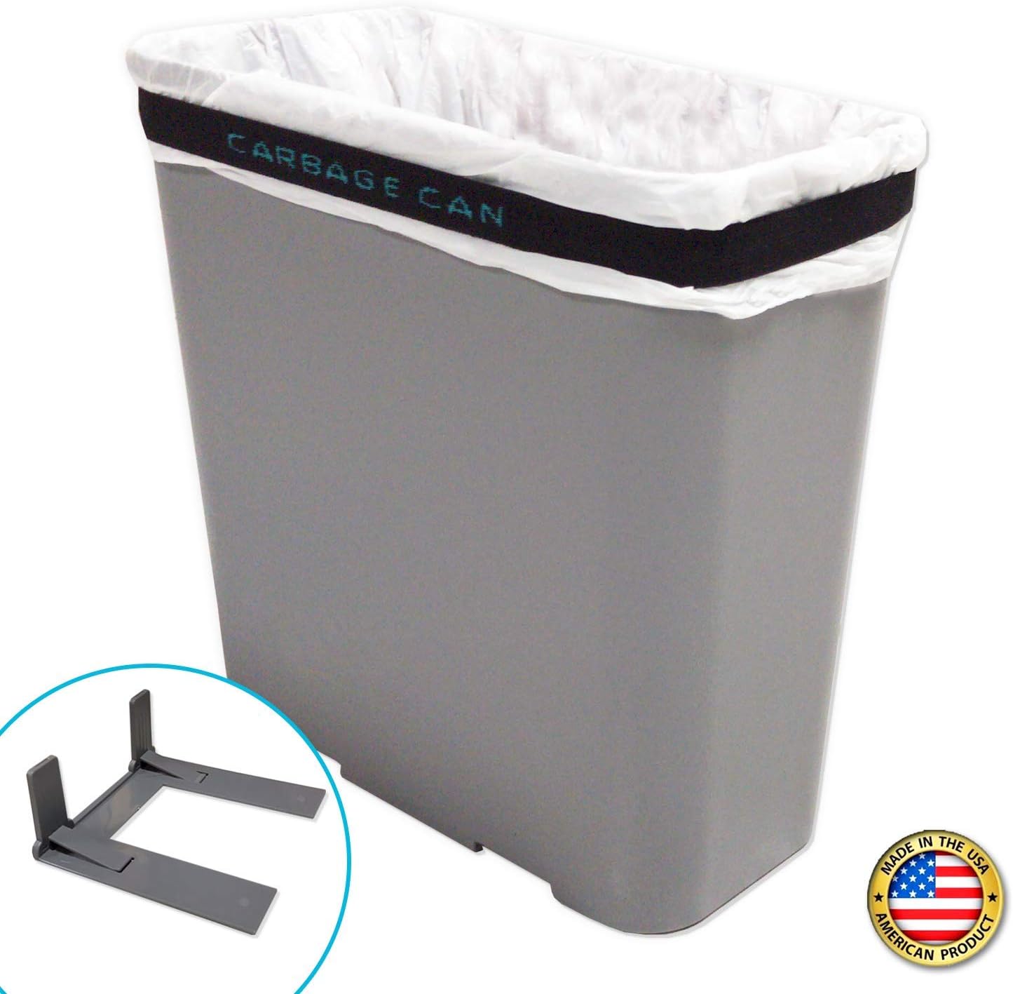 Carbage Can Premium Car Trash Can w/Floor Mat Clip and Bag
