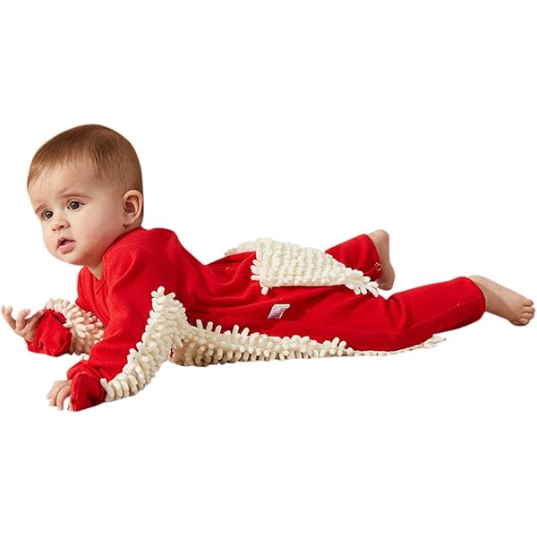 Baby Mop Onesie - Funny Crawling Cleaning Outfit For Toddlers & Infants