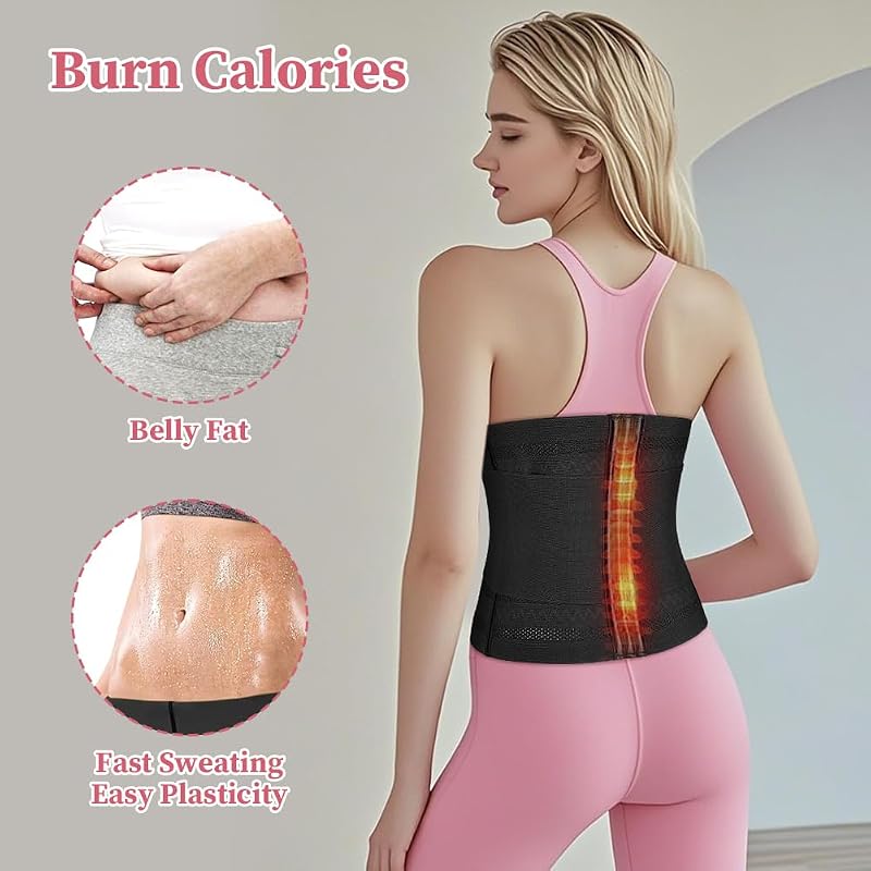 Rückenstützgürtel Rückenbandage für Herren und Damen, Atmungsaktive Rücken Geradehalter, Rückengurt, Anti-Schweiß Nierengurt für effektive Stabilisierung des Rückenstütze für Arbeit & Sports(L)