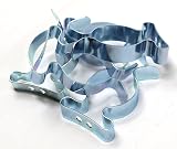 fiXte 5x BZP Spring Steel Tool Clips 38mm Storage Shed Workshop Garage Home view 4