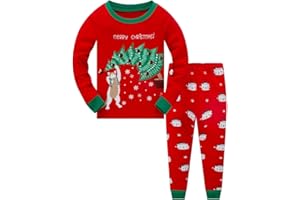 POPSHION Toddler Girl Pajamas Sets Long Sleeve Cotton Pajamas Baby Girls Clothes PJs Two Piece Kids Jammies 2 to 10 Years