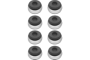 Yinyu Isolation Feet for Speakers & Subwoofers, Aluminum/Silicone Isolation Pad Feet – Set of 8,Subwoofer Isolation Feet Amplifier feet,Stand Foot Mat Shock Absorber for Audio CD AMP HiFi Subwoofer