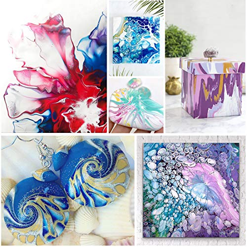 Acrylic Pouring Paint Set 18 Colors Pre Mixed Acrylic Paint High Flow