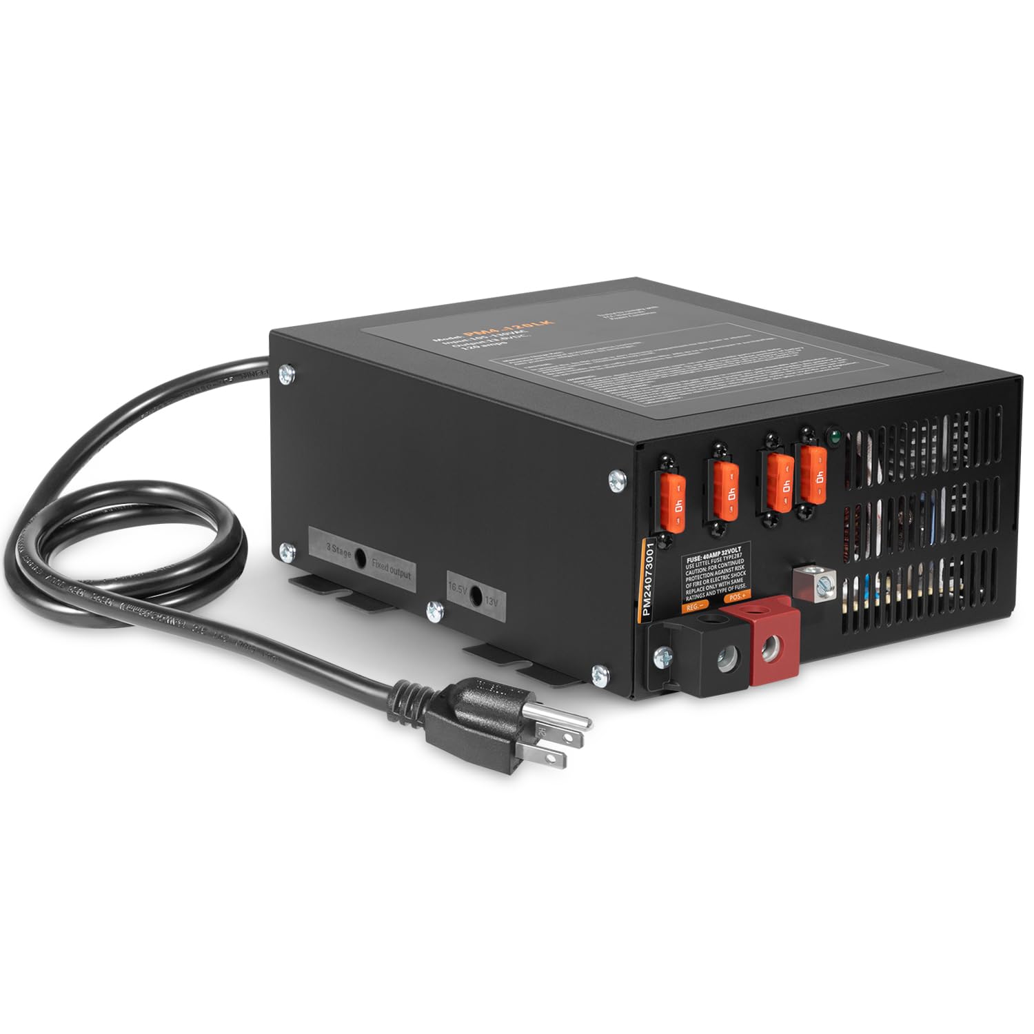 Photo 1 of RV Converter 120 Amp | RV Power Converter & Battery Charger | 4-Stage Smart Charging | 120VAC to 12VDC | Compatible with Lead-Acid & Lithium Batteries
