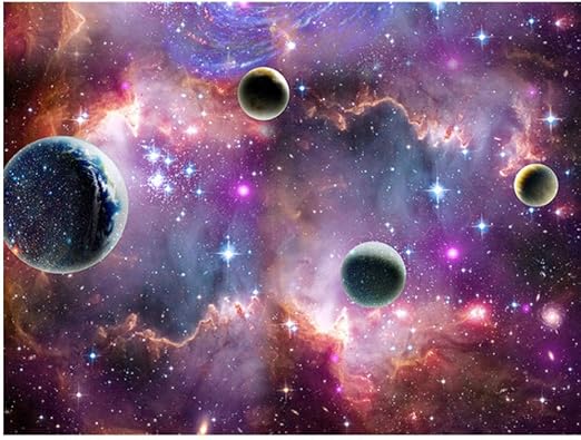 OILPHL Malen Nach Zahlen Erwachsene DIY Leinwand Galaxy Universum Für