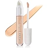 Clinique Even Better All-Over Full Coverage Concealer + Eraser Makeup For Dark Undereye Circles | With Hyaluronic Acid + Caffeine | Hydrating, Brightening + Depuffing