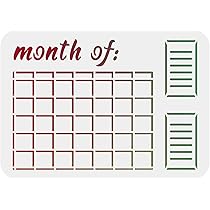 Amazon.com: FINGERINSPIRE Calendar Stencils Decoration Template 11.6x8.3 inch Plastic Calendar Drawing Painting Stencils Rectangle Reusable Stencils for Journal Notebook Diary Scrapbook DIY Drawing amazon-com-fingerinspire-calendar-stencils-decoration-template-11-6x8-3-inch-plastic-calendar-drawing-painting-stencils-rectangle-reusable-stencils-for-journal-notebook-diary-scrapbook-diy-drawing